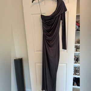 Zara Metallic Maxi Dress